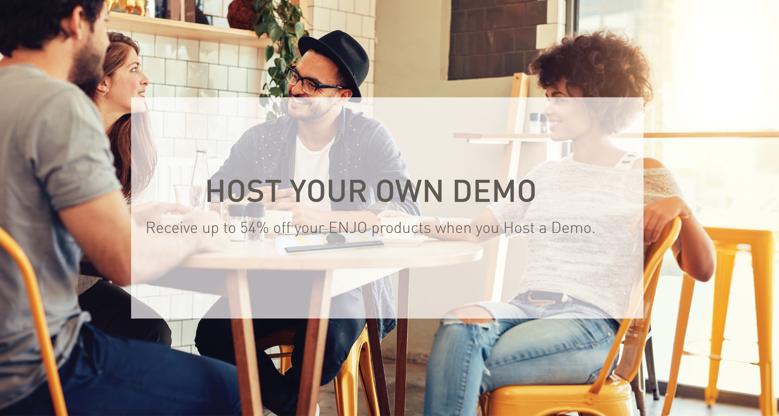 ENJO Webiste Header Host Your Own Demo